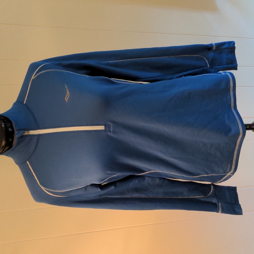 Saucony Run Top - Women's Medium - Blue - Mid Weight